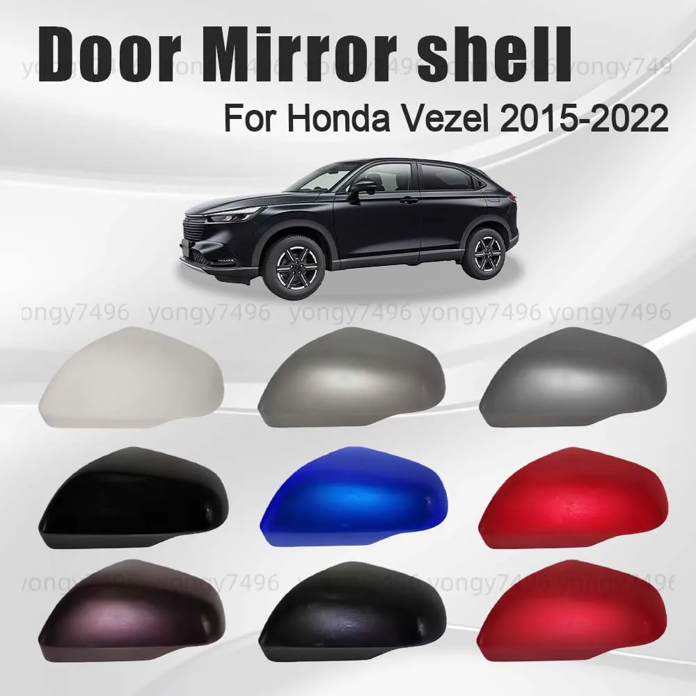 

Protective Cover Door Mirror Shell For Honda Vezel 2015-2022 Picture Frame Lower Cover Cars Accessories White Black Silver Red