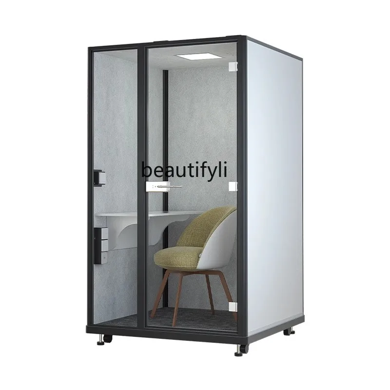 Single soundproof room household small silent phone booth recording studio piano room pet cabin