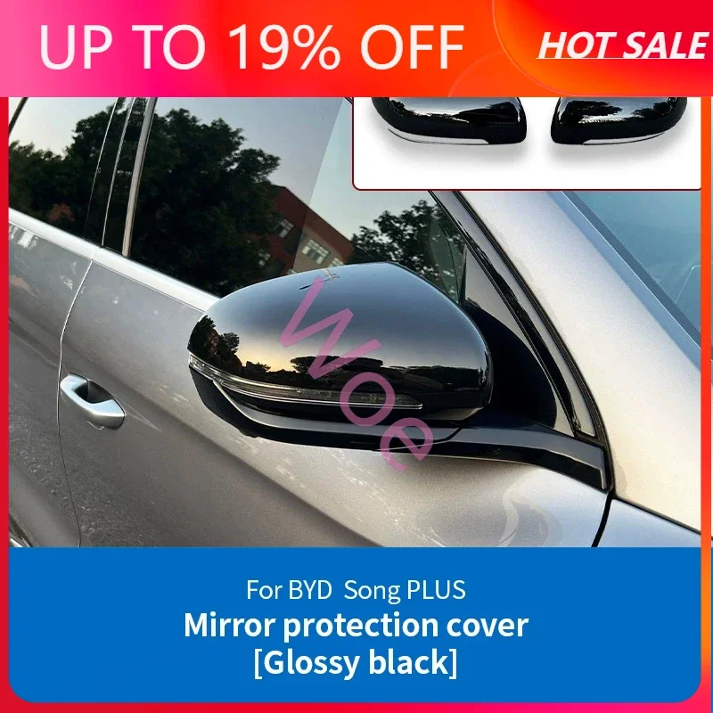 Woe Mirror Cover for BYD U Song 3 Rearview Mirror Trim Cover Exterior Protection Accessories Pieces Seal Plus Dm-I Ev Pro