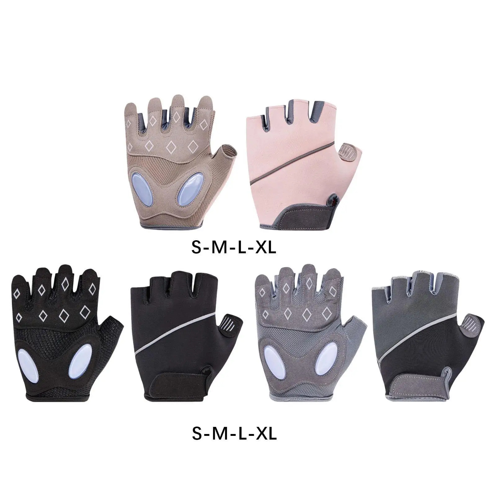 Gym Gloves Exercise Gloves for Indoor Rowing Deadlifting Weightlifting