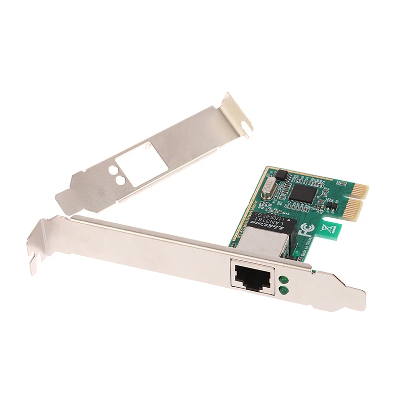 1Set 10/100/1000Mbps Gigabit Ethernet PCI Express PCI-E Network Card RJ45 LAN Adapter Converter Network Controller PCI-E to RJ45