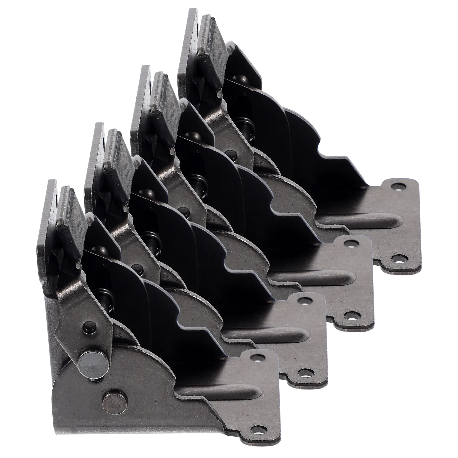 

4pcs Self-Locking Hinge 90 Degree Positioning Heavy Duty Folding Shelf Hinge Garage Door Spring Furniture Parts Foldable