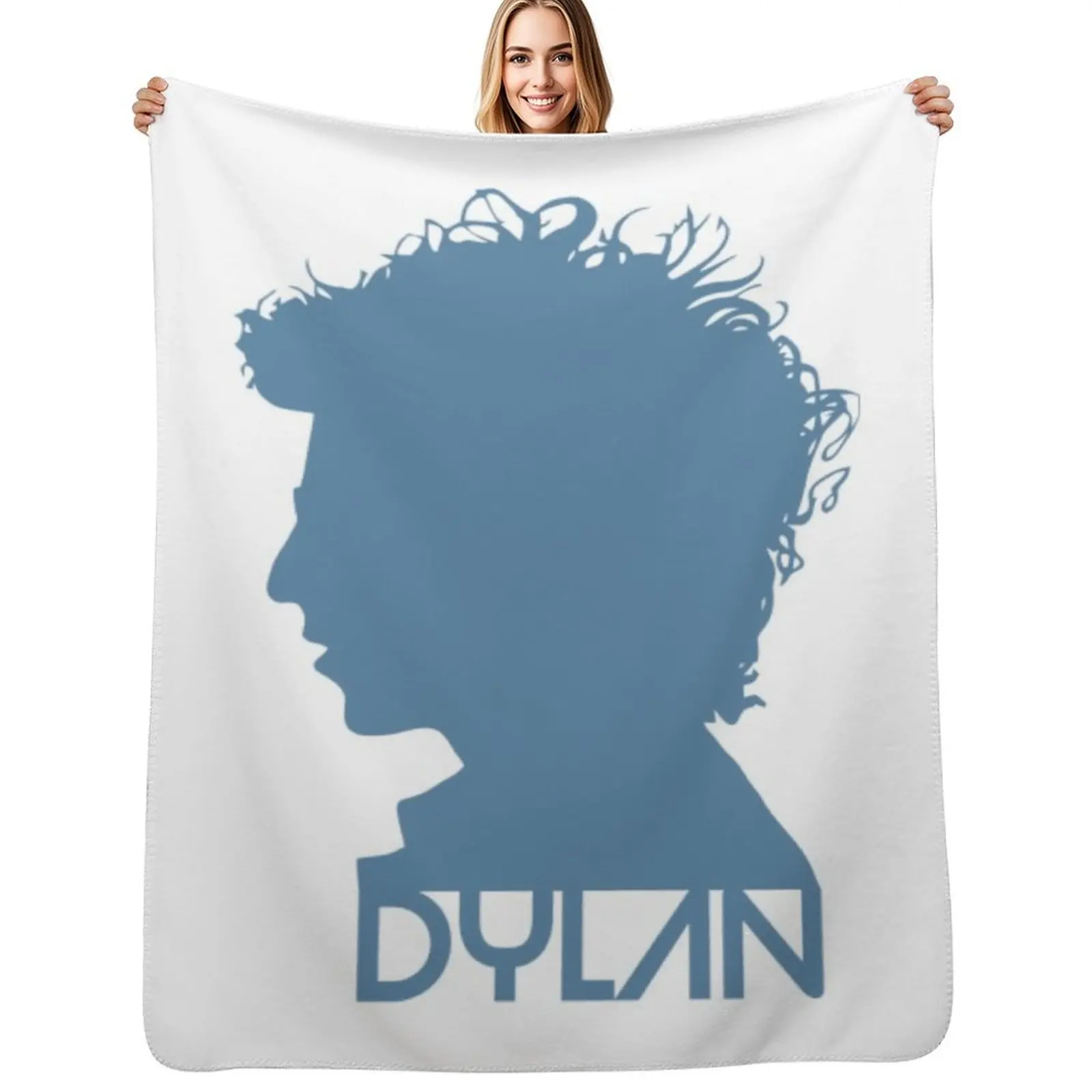 Dylan Retro FanArt Throw Blanket halloween funny gift Flannel for sofa Heavy Blankets