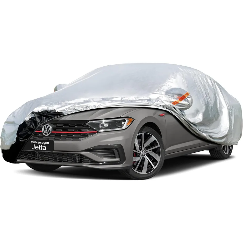 

Индивидуальный автомобильный чехол для Volkswagen Jetta (2005-2025) — водонепроницаемая защита от солнца, дождя, пыли и снега