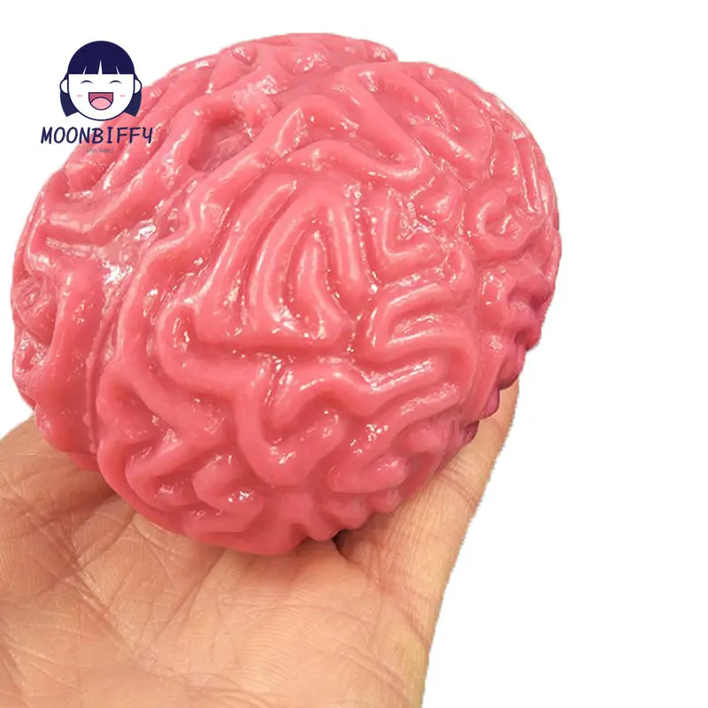 1pc Simple Antistress Fidget Toys Novelty Squishy Brain Toy Squeezable Fun Toys Relieve Stress Ball Cure Toy Novelty Funny Toy