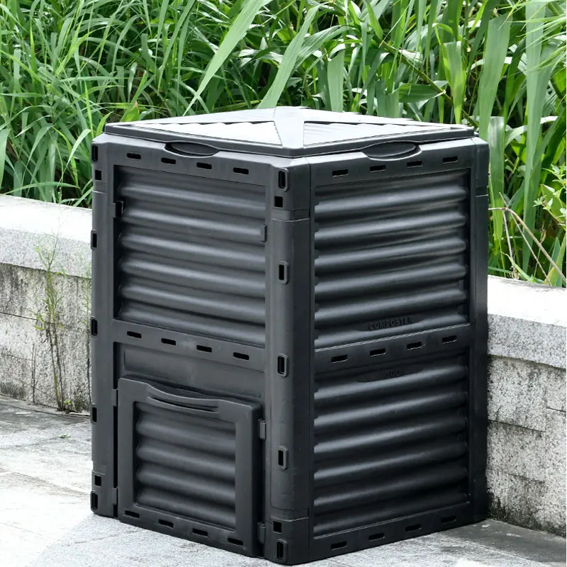 300L 500L Outdoor Large Capacity Fertilizer Composter Plastic Garden Compost Bin