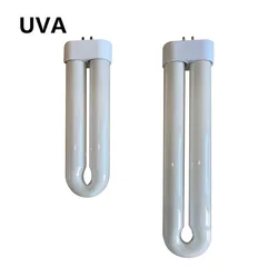 UVA 365nm T6 Mosquito Killer Lamp Tube U Type Four Needles 11W 15W 18W UV Lamp Tube Pest Housefly Fly Bug Insect Trap Blue Light