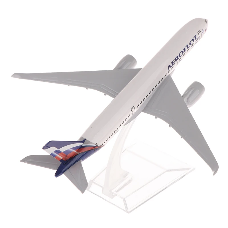 16CM Alloy Metal Diecast Airplane Toy Russian A350 Aircraft Model Toy Static Model Set For Collection Children Kids Gift Toys