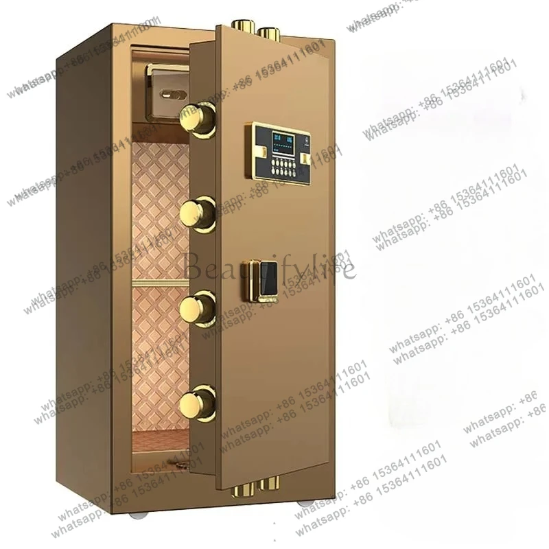 Safe Box Home High Electronic Password Fingerprint WiFi Single Door Largee Deposit Box Large Capacity
