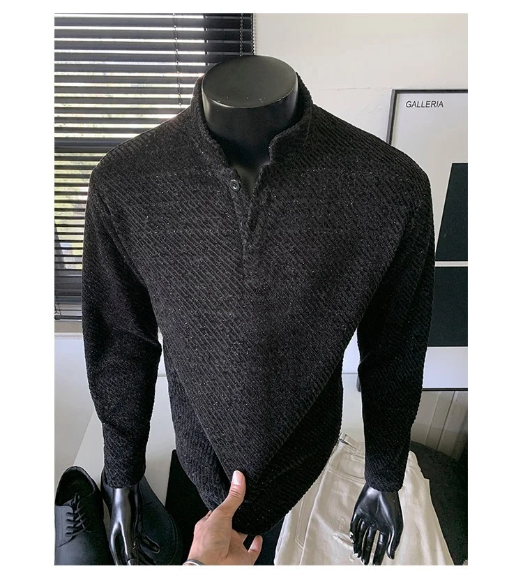 

Мужские толстовки без капюшона из хлопка: модный уличный стиль, крутой современный дизайн, простой крой, удобные, зимние, молодежные, в стиле Харадзюку.