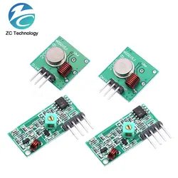 Smart Electronics 433Mhz RF transmitter and receiver Module link kit For arduino/ARM/MCU WL diy 315MHZ/433MHZ wireless