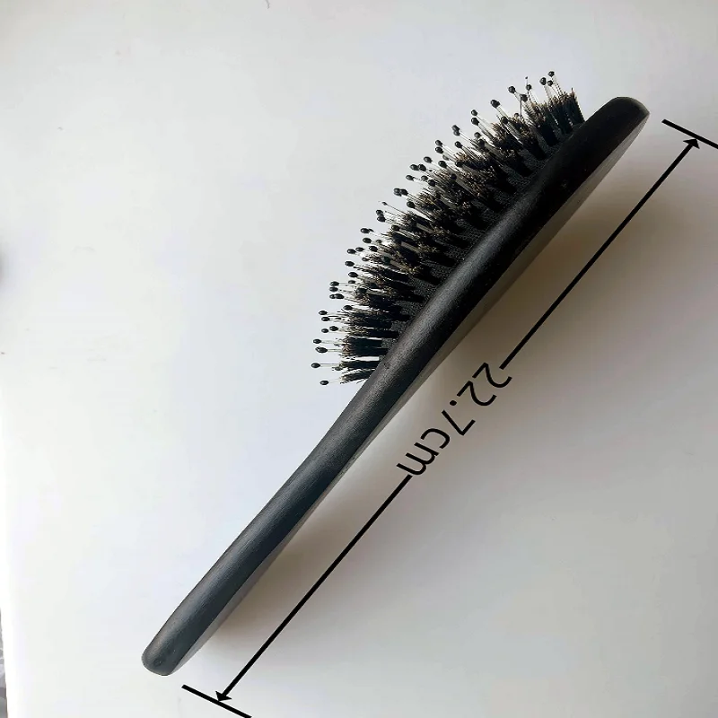 1PC Boar Bristle & Nylon Hair Comb Mini Anti-static Hair Scalp Massage Comb Hairbrush Salon Hair Brush Styling Tool