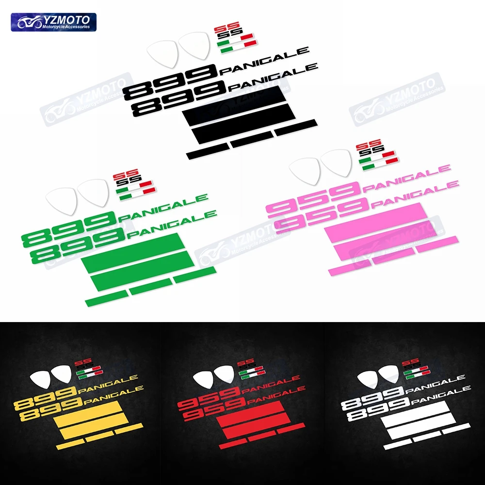 

Для PANIGALE 899 959, полный набор аксессуаров для мотоциклов, наклейка на обтекатель, наклейка на корпус, декоративные водонепроницаемые защитные наклейки, комплект