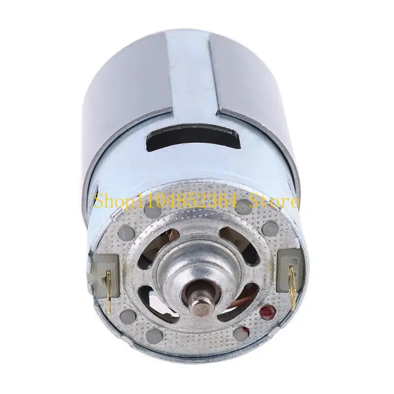 652F 775 DC Motor High Speed Large Torque Low Noise Gear Motor Electronic Component Motor Perfect for DIY Electric Power