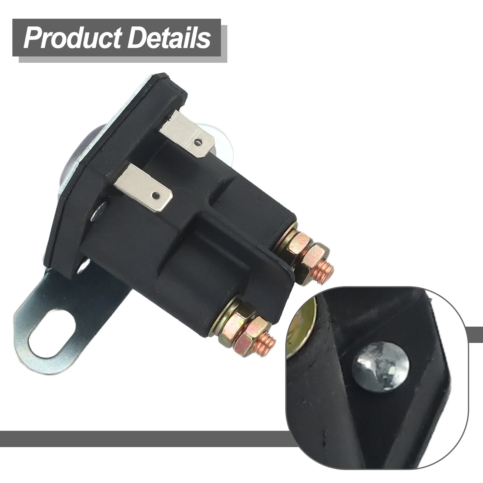 

Lawnmower Starter Solenoid Plastic Metal 1 Pcs 435-036 Accessories Easy Installation For L100 L110 L118 L120 L130