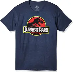 Jurassic Park Men's Classic Movie Logo T-Shirt