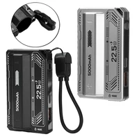 21700 support de batterie boîtier de batterie externe PD 20W charge rapide câble intégré batterie externe détachable boîtier de batterie bricolage 5