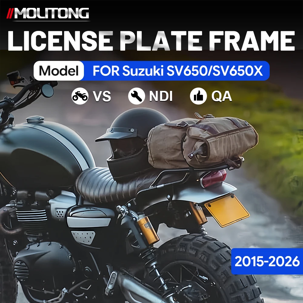 support-de-plaque-d'immatriculation-arriere-avec-cadre-et-led-pour-suzuki-sv650-2015-2026-sv650x-2015-2026
