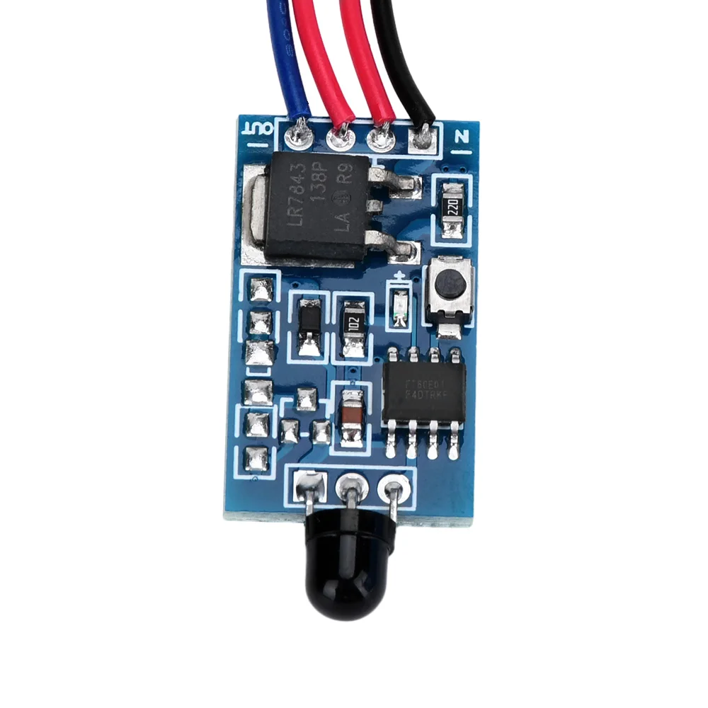 DC2.5V-5V DC5V-24V Trasmettitore a infrarossi Kit ricevitore telecomando wireless Modulo ricevitore codice di apprendimento