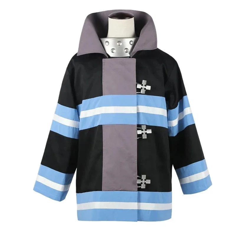 2025 New Shinra Kusakabe Costume Coat Pants Jackets Force Cosplay Enen no Shouboutai Fire Brigade Asa Boiru Uniform Men Boy