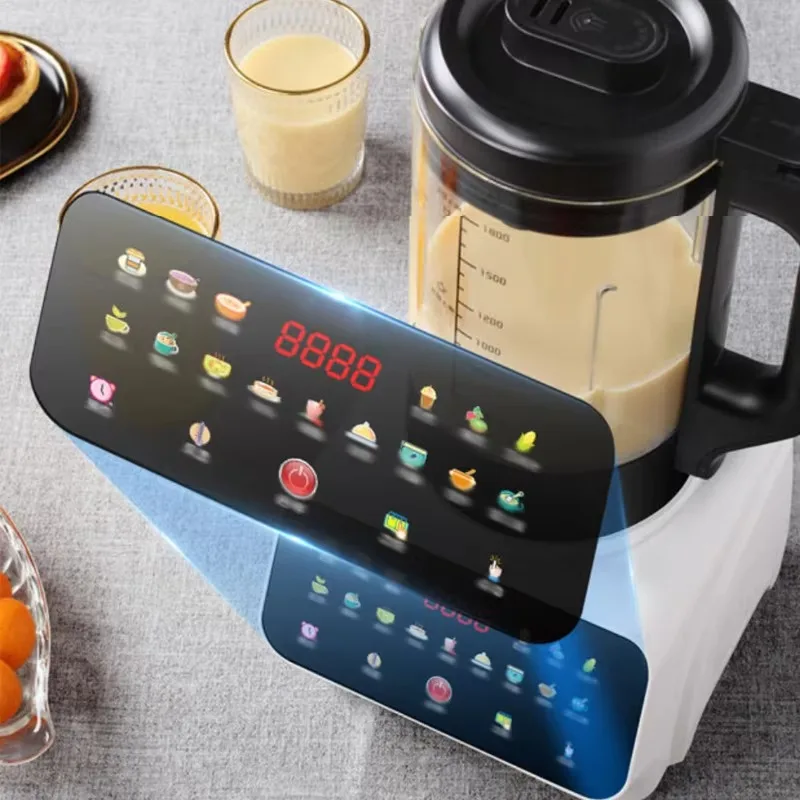 Multifunctional Intelligent Blender, Large Capacity Heating Soy Milk Maker,  Electric Wall Breaker for Kitchen Use
