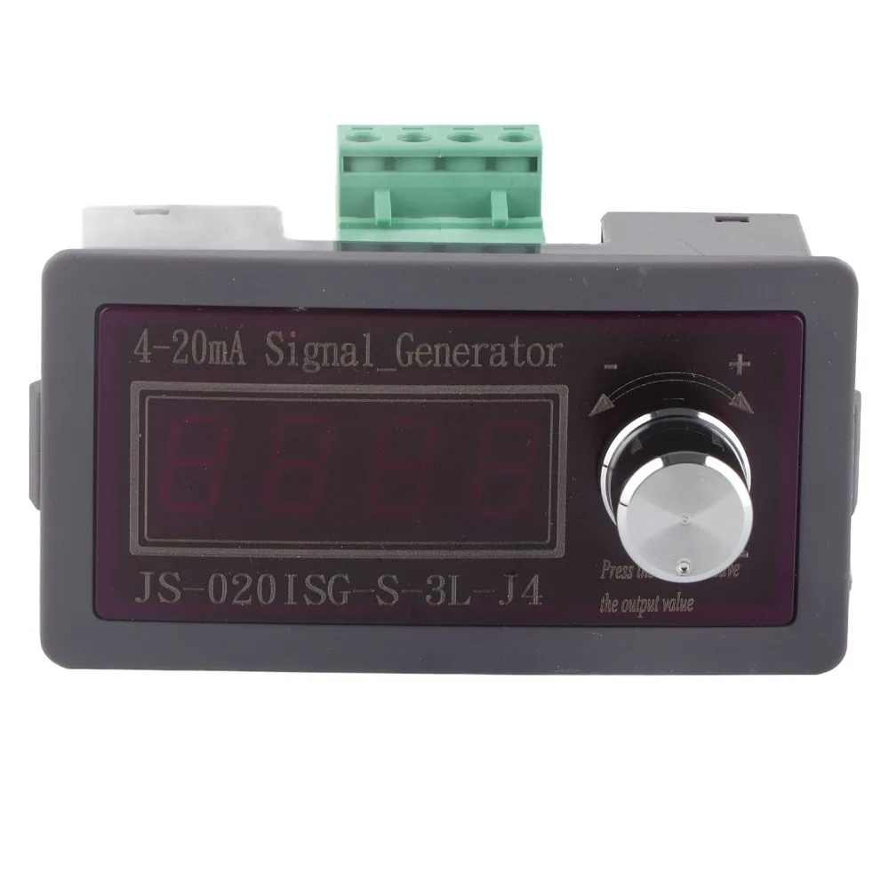 4-20mA 4-20mA Generator Adjustable High Accuracy Signal Generator LED Display Fine Tuning Analog Simulator Value Adjusting
