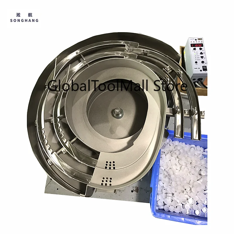 Auto Spare Parts SUS 304 Motor PLC Controlled Multifunctional High Efficiency Bowl Vibrating Feeder Plastic Bottle Sorter 1 Year