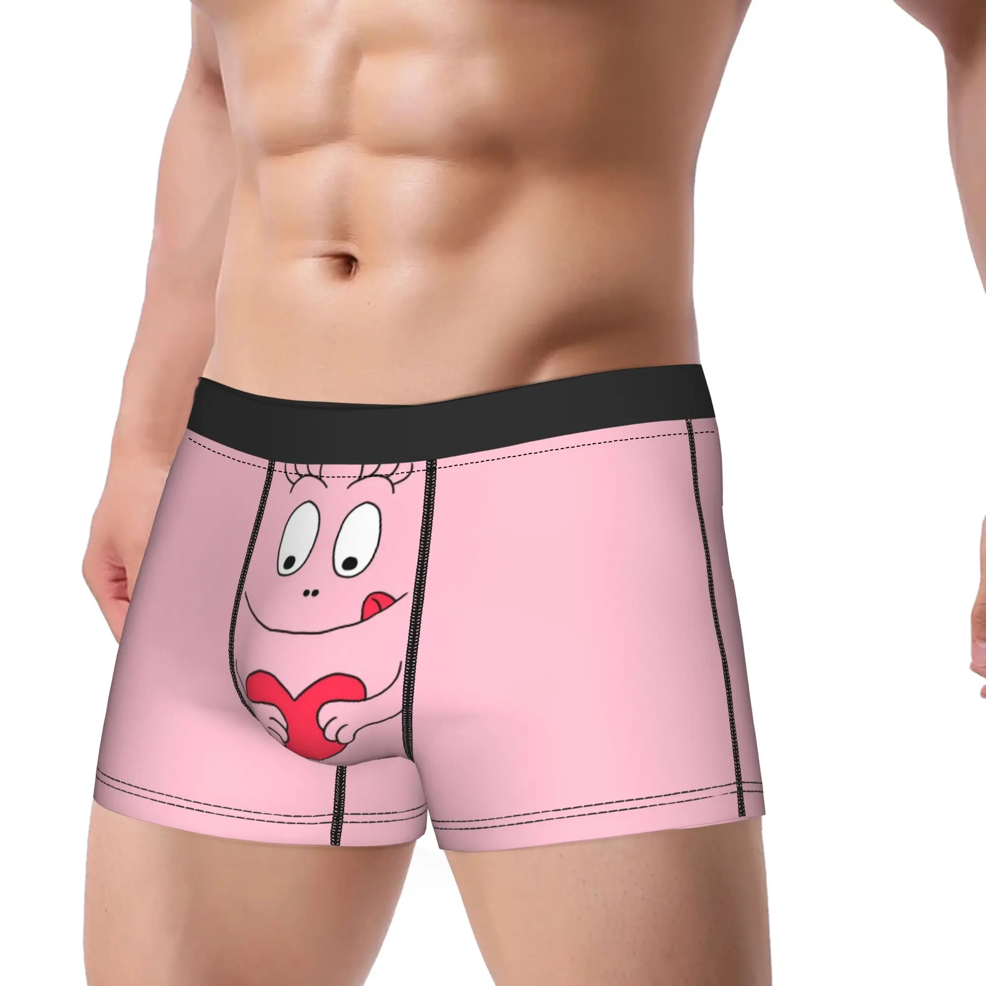 Kawaii Barbapapa Cartoon Merch Boxers Briefs Novelty Underwear  Boxer Briefs Gag Gift For Man