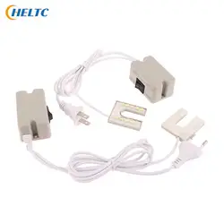 Luz de máquina de coser con enchufe europeo/estadounidense, lámpara de iluminación Industrial en forma de U, luces de trabajo magnéticas para prensas de taladro, bancos de trabajo, 10 LED