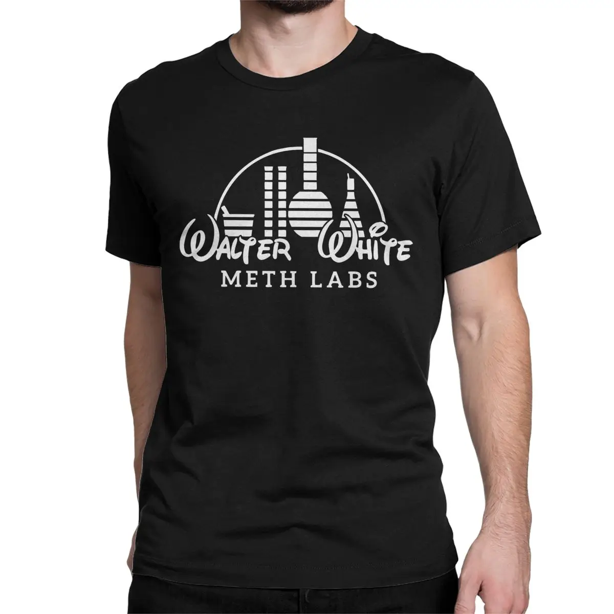 Walter White Meth Labs T Shirt Men Women Cotton T-Shirt Breaking Bad Heisenberg Jesse Pinkman Tees Short Sleeve Tops Big Size