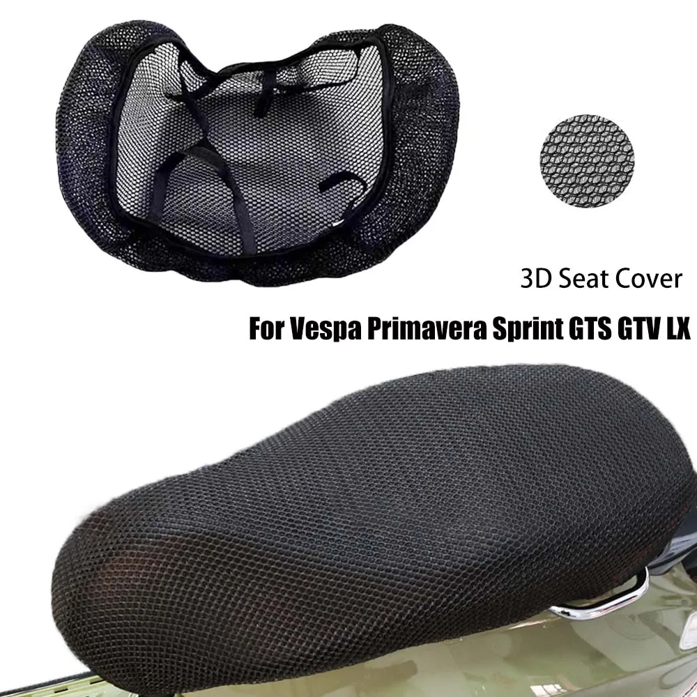 

Motorcycle Seat Cover Protection Pad Case For Vespa Primavera Sprint LX GTS GTV Waterproof Breathable Nylon Fabric Seat Cover