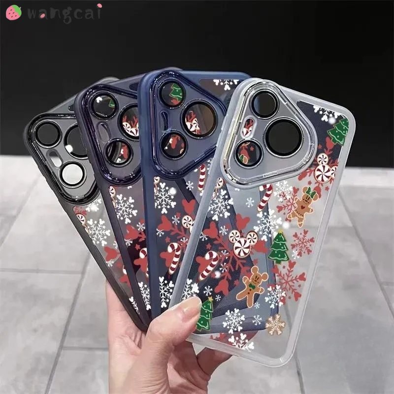 لطيف ندفة الثلج شجرة عيد الميلاد جراب هاتف ل Realme C75 C75X C73 C71 C67 C65 C63 C55 C53 C51 C35 C33 C30s C25S C21Y C20A غطاء #1