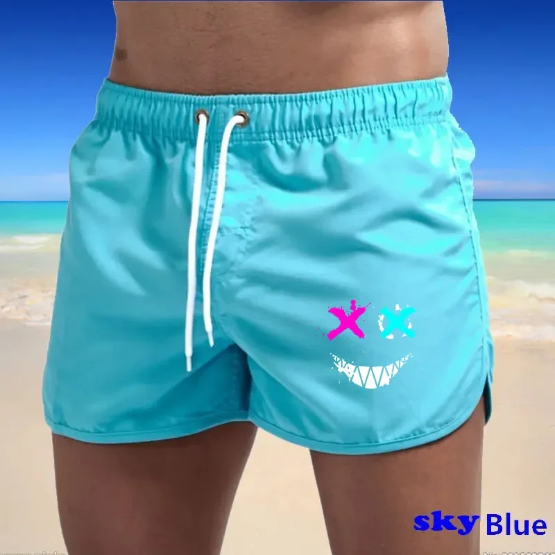 Shorts Men Swim Trunks Quick Dry Board Shorts Bathing Suit Breathable Drawstring With Pockets Surfing Beach Sweat Pants