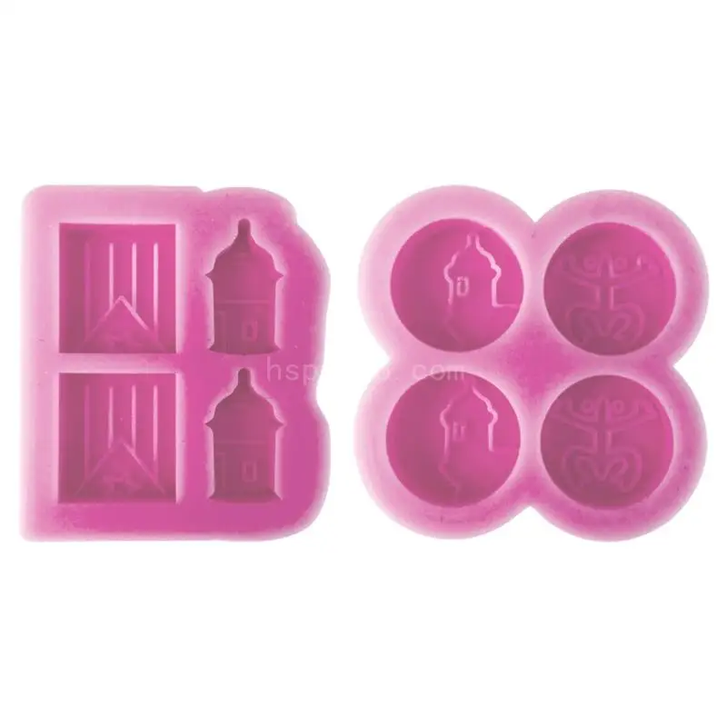 Castle for Frog Earrings Epoxy Resin Mold Neklace Pendant Silicone Mou