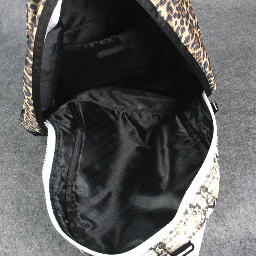 Leopard Golf Backpack, Multi-Compartment Storage for Sports & Leisure, Unisex Fashion-Forward Rucksack