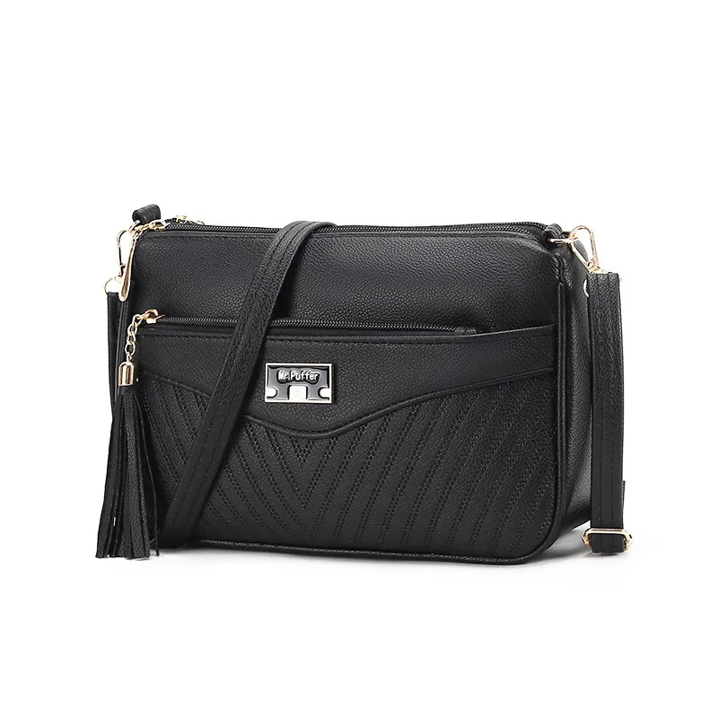 

Новая женская модная Ретро сумка через плечо премиум класса с тиснением в клетку