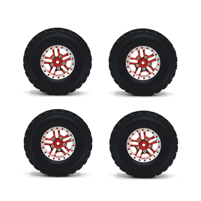 RC قطع غيار السيارات المعدنية ترقية أربع عجلات محرك الإطارات المشبك عجلة صالح ل MN 1/12 WPL 1/16 JJRC FY التحكم عن بعد اكسسوارات السيارات