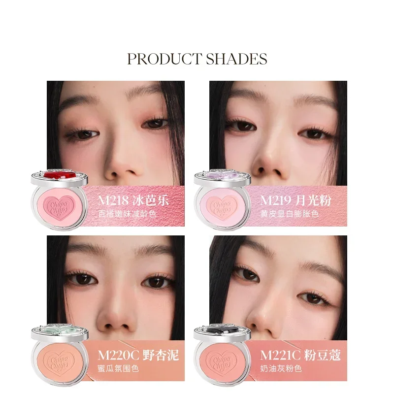 Joocyee Gem Sandwich Powder Blusher Makeup Korean Palette De Blush Cruelty-Free Blush Contour Face With Matte Finish