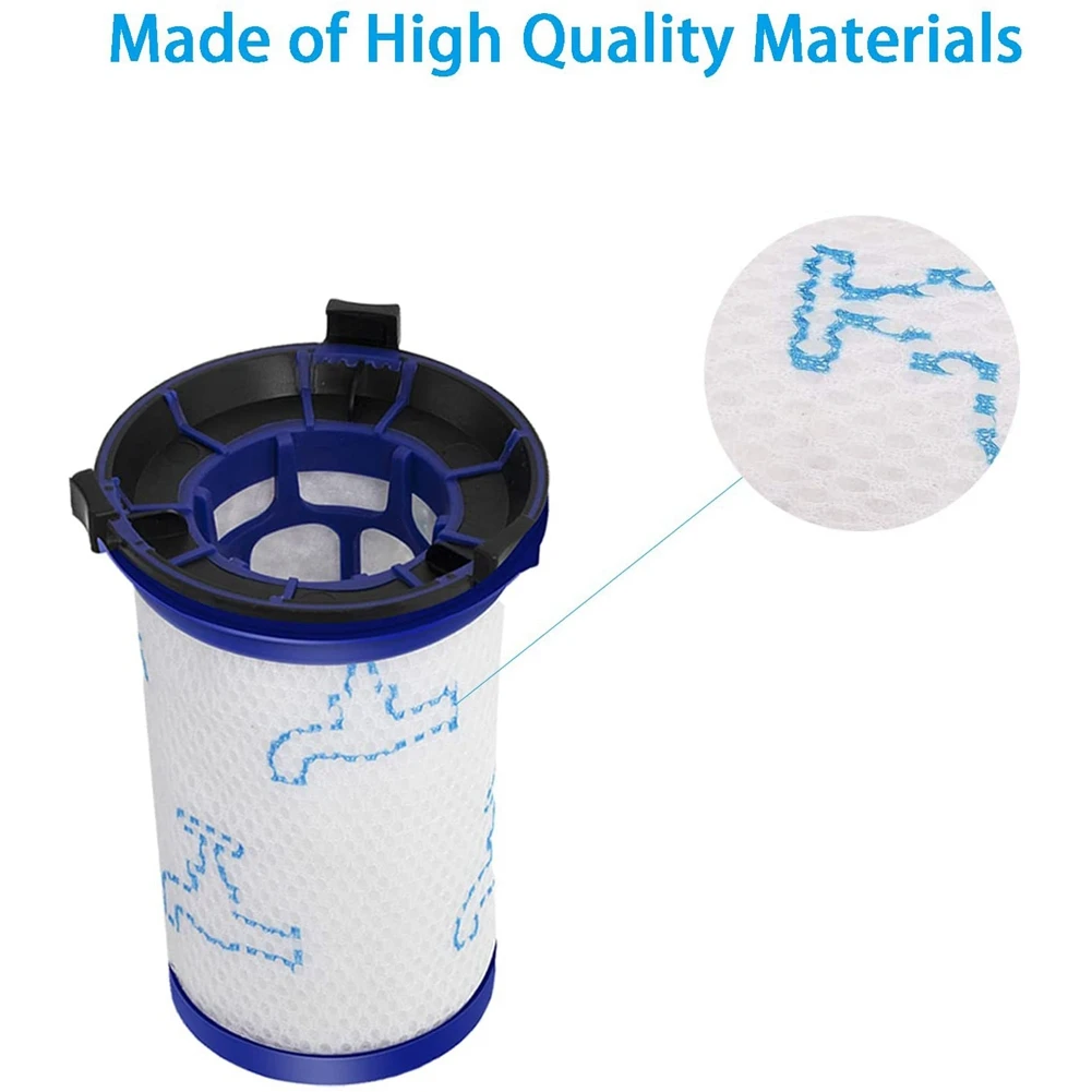 L65A 4Pcs HEPA Filter Set for Rowenta Air Force 360 ​​RH9037 RH9038 RH9039 RH9051WO RH9057WO RH9086WO Vacuum Cleaner ZR009001