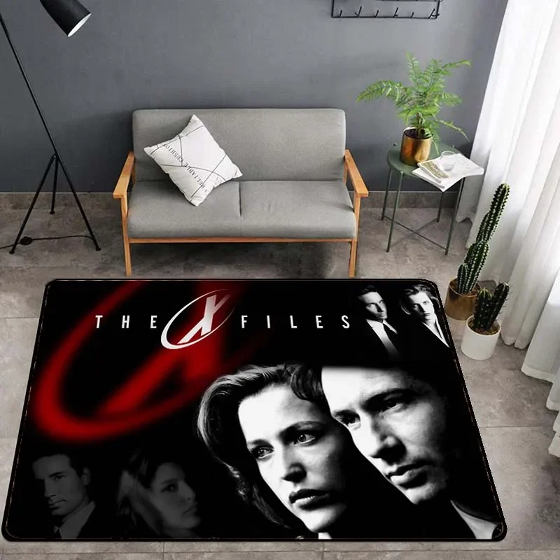 

The X-Files Drama Printed Carpet Suspense Series Living Room Bedroom Large Area Rug Anti-slip Home Decor Machine Washable