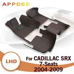 Car Floor Mats For Cadillac SRX Seven Seats 2004 2005 2006 2007 2008 2009 Custom Foot Pads Carpet Cover Interior Accessories