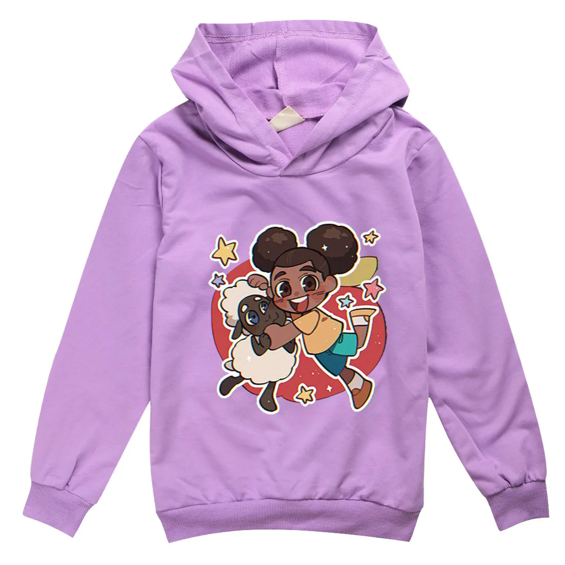 

Anime Amanda The Adventurer Hoodie Kids Cartoon Sheep Sweatshirt Baby Girls Long Sleeve Coats Teenager Boys Casual Hoody Sweater