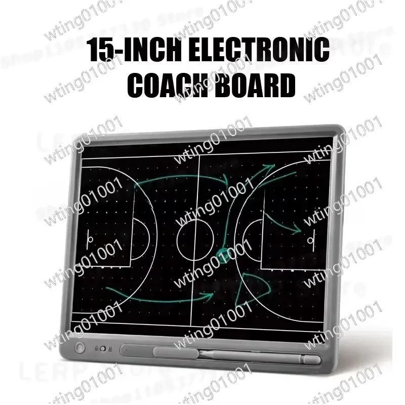 for 15 inch 20 inch Digital Tactic Board LCD Coaching Pad Electronic Strategy Writer for Basketball Football Soccer Training