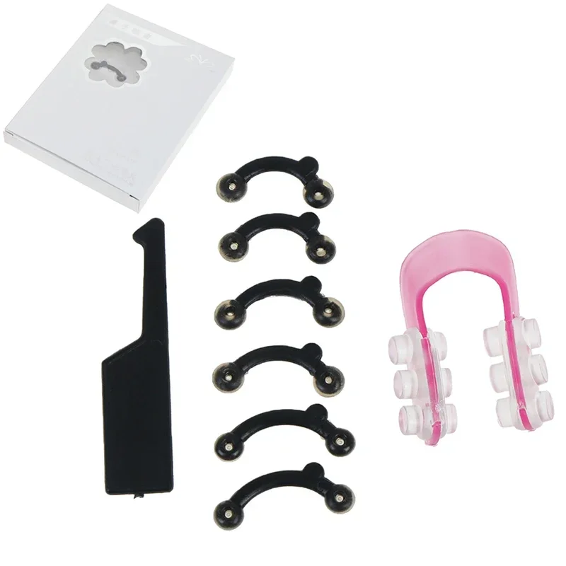 6Pcs/Set Beauty Nose Clip Corrector Massage Tool Nose Bridge Straightening No Pain Up Lifting Shaping Clip Clipper Shaper image 2