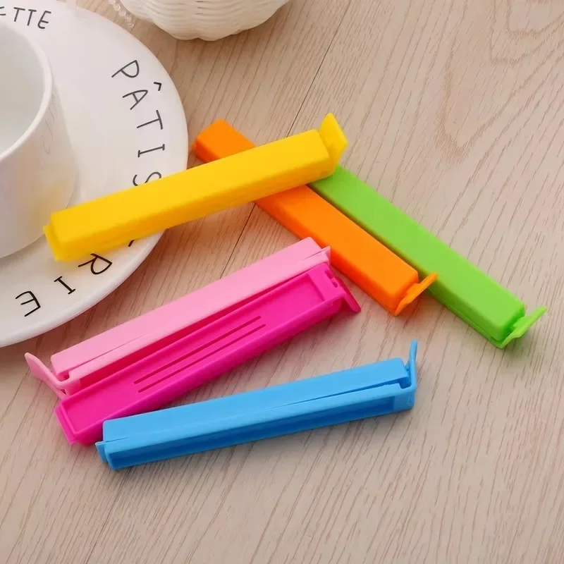 10/20Pcs Portable New Kitchen Storage Food Snack Seal Sealing Bag Clips Sealer Clamp Plastic Tool Kitchen Accessories Wholesale image 3