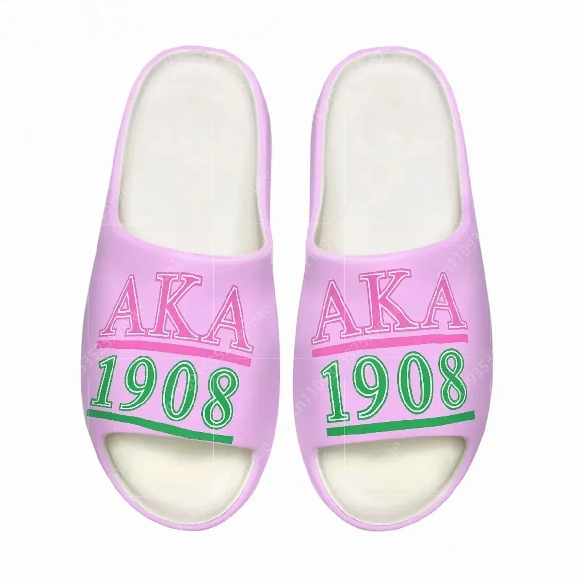 

Летние американские шлепанцы с принтом «Сестринская организация» для женщин, домашние нескользящие тапочки, пляжные сандалии для ходьбы по воде