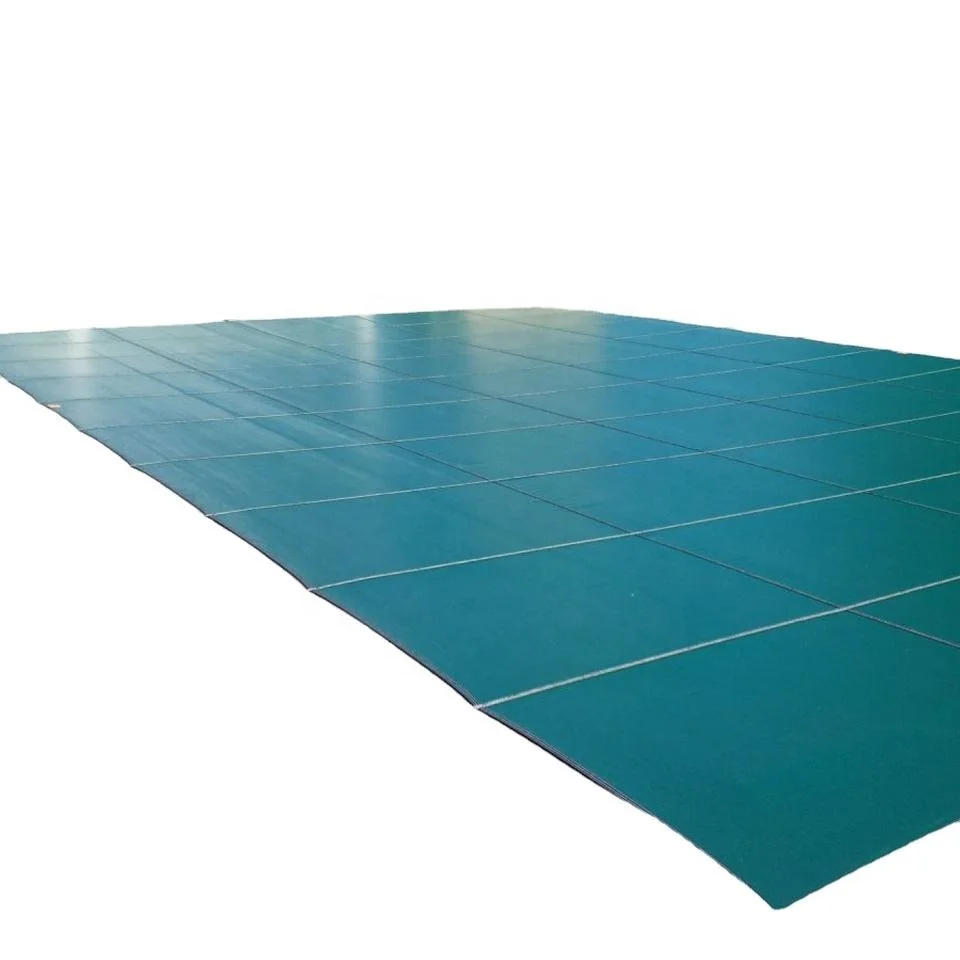 Whole Sale Premium Rectangle Blue Tarp Safety Heavy Duty Waterproof Winter Swimming Pool Cover