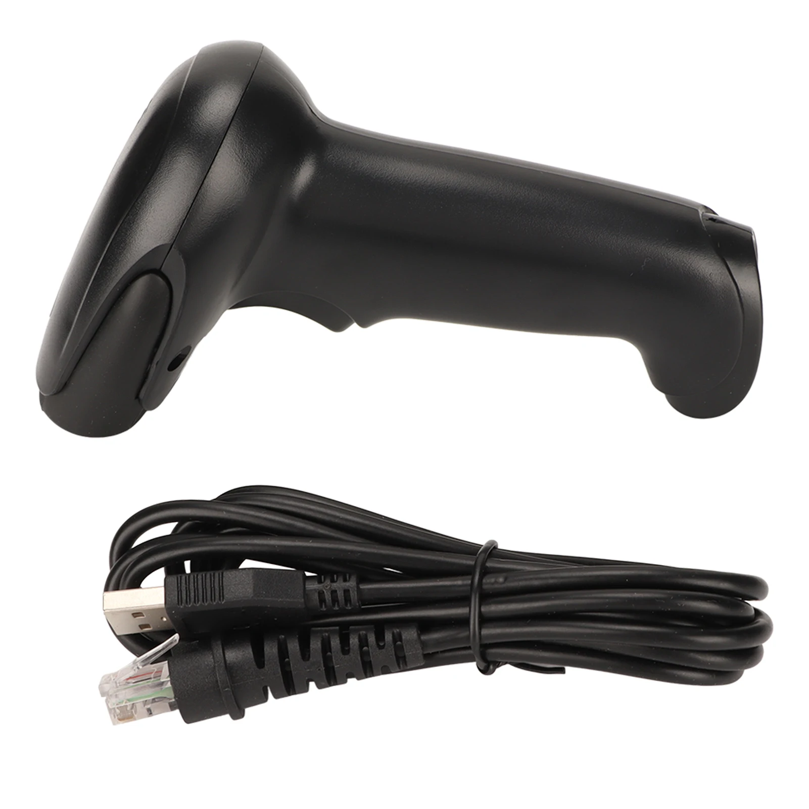

Universal 1D 2D Handheld Barcode Scanner Ergonomic Black Wired Barcode Scanner Gun for Commercial Retail Warehousing Logistics