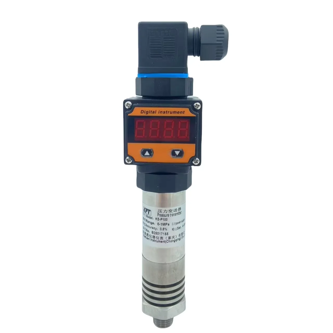 지능형 4-20mA 입력 공기 가스 유량계 총계계 세컨더리 미터 압력 트랜스미터 온도 보정 디스플레이 포함