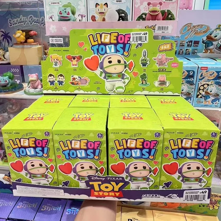 

Disney Pixar Toy Story Life Of Toys Series Blind Box Anime Figure Buzz Lightyear Lotso Collection Decoration Model Toy Gifts